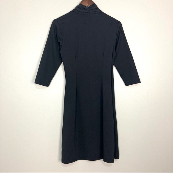 J. McLaughlin Catalina Knit Dress Surplice Wrap - Picture 3 of 5